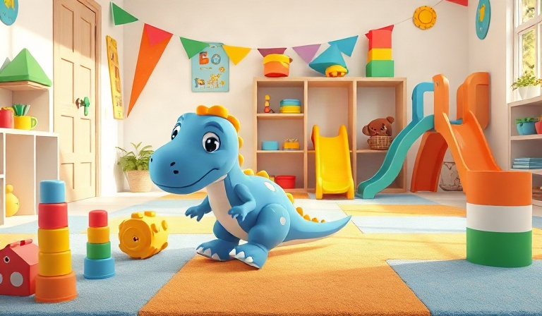 El robot dinosaurio de juguete 🇺🇸